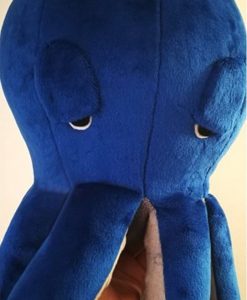 Octopus knuffel marine/donkerblauw