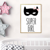 Poster super girl masker